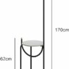 Clothes rack and hat rack Hangers Nordic Home Furniture Floor Coat Rack Clothing Store Apartment Hanger Modern Wrought Iron Storage Rack Suitable