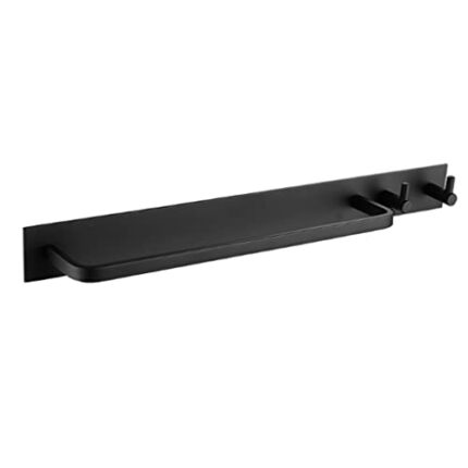 RSOCHS Matte Black Towel Bar for Bathroom Kitchen Hand Towel Holder Dish ，Bathroom towel rack