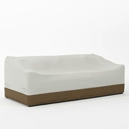 Amazon Basics Griffen 3-Seater Sofa Cover, Beige / Tan