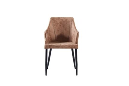 P&N Homewares® Zarah Chair in Cappuccino | Modern Chair | for Dining Room, Living Room ect.