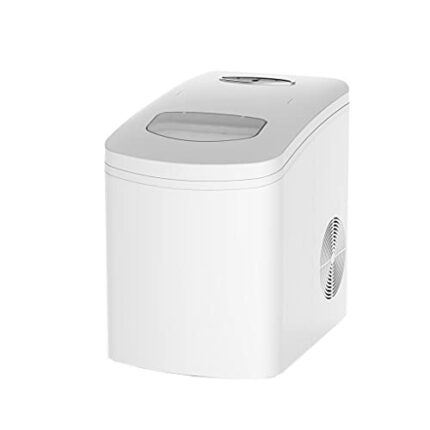 DINGZZ White Ice Maker Milk Tea Shop Bar Businesses with Mini Home Ice Maker Ice Machine