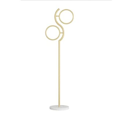 DLOETT Floor Hall Golden Metal Clothes Hanger Standing Coat Rack Foot Garment Entrance Coat Rack Home Furnitur