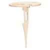 yaogohua Wooden Folding Picnic Table,Outdoor Portable Wine Table Foldable Round Desktop Mini Picnic Table Wine Rack Holder