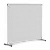 Steel-AID Room Divider | Freestanding Office Wall Partition with Blackout Screen, Restaurant, School, Church, Classroom, Dorm Room, Kids Room, Fr