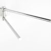 WENKO Mezzano towel rail with 2 movable arms, enough space for 2 towels, made, shiny stainless steel, 5.5 x 9 x 41.5 cm.