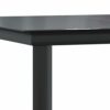 vidaXL Garden Dining Set 7 Piece, Table and Chair for Patio Terrace, Outdoor Dining Set with Table, Lounge Set, Black Steel and Textilene