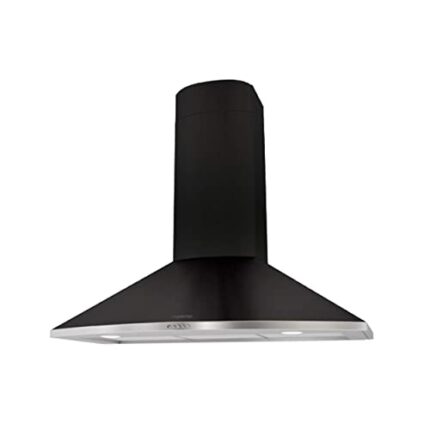 Mepamsa Tender H 70 V2 Decorative Wall Mounted Cast Iron Cooker Hood - Black - 28W - 3 Speed Settings