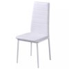 DINGZZ Kitchen Tables and Chairs Set Dining Room Table Set for 4 Set Black and White