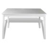 WALNUT Kitchen Tables and Chairs Set Dining Room Table Set for 4 White