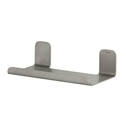 Tiger Colar Shelf, Stainless Steel Brushed, 18 x 5 x 10.1 cm
