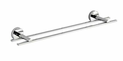 Wenko 22321100 Bath Towel Rail Chrome Die-Cast Zinc 12 x 23 x 6 cm