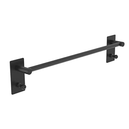 Strength Enemy Towel Rail, Wall Mounted SUS304 Stainless Steel Towel Holder, Self Adhesive Hand Towel Holde 2 Hooks Stick on for Bathroom and Kit