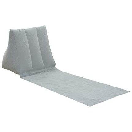 Beach Mat Recliner, Portable Travel Inflatable Lounger with Wedge Shape Back Cushion Outdoor, Sun Lounger Summer Outdoor Portable Lightweight Gar