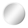 Umzodo 20"x30" Brushed Matte Black Mirror for Wall, Rounded Rectangle Mirror with Metal Frame Deep Set Design Hanging for Bathroom Entryway Vanit