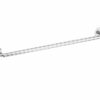 COSMIC - Single Bathroom Towel Rail | Chrome Finish | Easy Installation - Fixes with Screws | Dimensions 40 x 7.1 x 5 cm