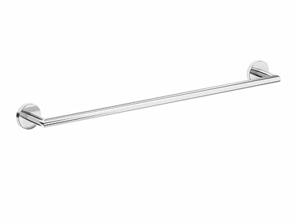 COSMIC - Single Bathroom Towel Rail | Chrome Finish | Easy Installation - Fixes with Screws | Dimensions 40 x 7.1 x 5 cm