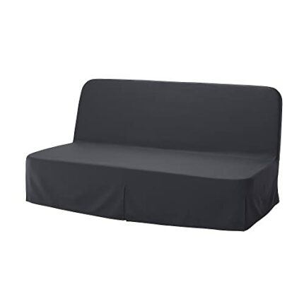 IKEA NYHAMN 3-seat sofa-bed, with foam mattress Naggen/dark grey