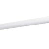 Bathroom Wall-Mounted Single Rod Towel Rack Aluminum Baking with Hook up Towel Bar Bathroom Shelf Storage Rack White Tower Hanger/60Cm