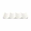 Wine Rack - European Style Plastic Wine Bottle Holder Stand Display Stacking Mat for Kitchen Fridge Countertops(Milky White)