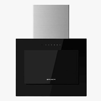 EAS ELECTRIC SMART TECHNOLOGY | EMRH608VRT-N | Extractor Hood | Wall Hood | Tilted | Width 60 cm | Black Glass | Touch | 4 Levels | Capacity 800