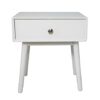 ASPECT Niva Bedside Table with One Drawer, Wood, Grey, 40(W) x 30(D) x 48(H) cm