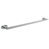 Agua Accessories Towel Rails Wall Mounted 66cm, Solid Brass Towel Rack Hanging Cloths for Bathroom, Chrome Kitchen Towel Holder Bar is Hand Towel