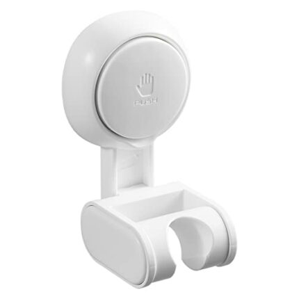 TAILI Shower Head Holder Suction Cup No Drilling Waterproof & Height Adjustable Wall Mounted Shower Head Bracket for Bathroom, Large Angle Adjust