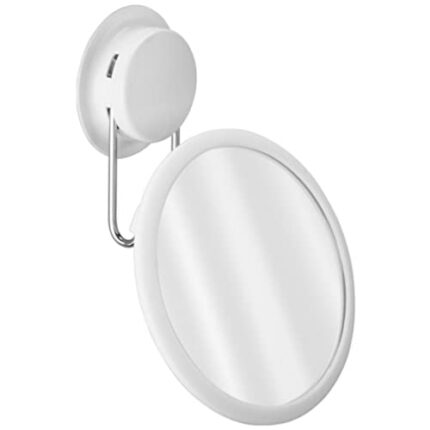 Shower Mirror Fogless for Shaving - with Strong Suction,Upgraded 360° Swivel Suction and Anti Fog Shatterproof Surface, Shower Accessories, Bathr