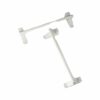 2Pcs Over Door Towel Rail Holder,Plastic Cabinet Door Towel Rack, Hanging Holder Towel Holder for Bathroom Kitchen Cupboard Drawer Cabinet