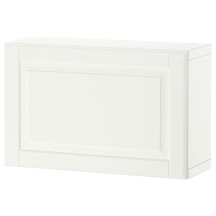 Ikea BESTÅ wall-mounted cabinet combination, 60x22x38 cm, white/Smeviken white