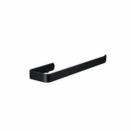 RSOCHS Towel Rack, Bathroom Towel Rack, Black Space Aluminum Wall-mounted Towel Rack, Home Kitchen Storage Rack