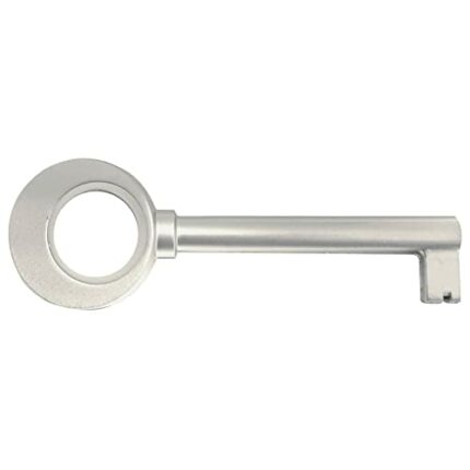 cyclingcolors 1x Open Barrel Skeleton Key Furniture Wardrobe Cabinet Design matt Nickel Plated
