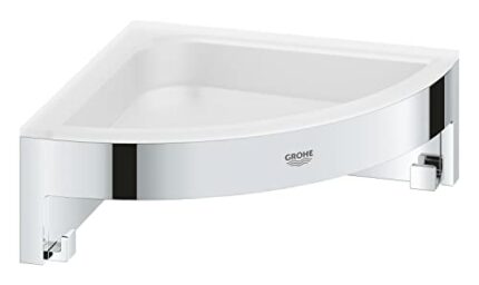 Grohe 41106000 Quickfix Corner Shower Basket, Chrome
