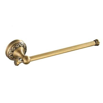 HIGOH Towel Racks, Towel Rail for Bathroom,Vintage Brass Single Rod Towel Bar,Hand Towel Holder Holder,Towel Rail,Coat Robe Hanger Shelf,Bathroom