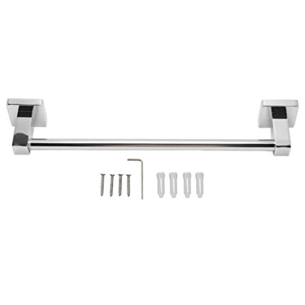 Stainless Steel Bathroom Towel Holder,Towel Rack,Silver Simple Modern Towel Bar for Bathroom,Rustproof Retractable Hand Towel Bar Rack for Kitche