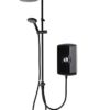 Triton Showers GEAMDU93 Amore DuElec | Shower Electric | 9.5KW | Black Gloss I Electrical Showers | With Showerhead and Anti Twist Hose | Rainfal