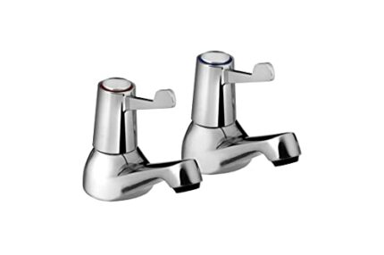 Bristan VAL2 1/2 C CD Value Basin Taps, Chrome