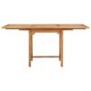 vidaXL Solid Teak Wood Garden Dining Set 5 Piece Furniture Table and Chair Outdoor Garden Patio Wooden Dinner Breakfast Chair Desk