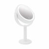 Anika 67039 LED Vanity Mirror | Bathroom/Makeup/Bedroom Mirror | 360° Swivel Rotation | 5 x Magnification | Grey Colour | Battery Operated | 31cm