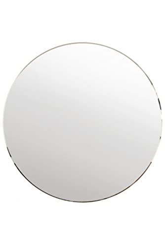 MirrorOutlet Milton Manor Bevelled Classic Circular Design Round Mirror 60 x 60CM 2ft x 2ft, Frameless, YC092-M