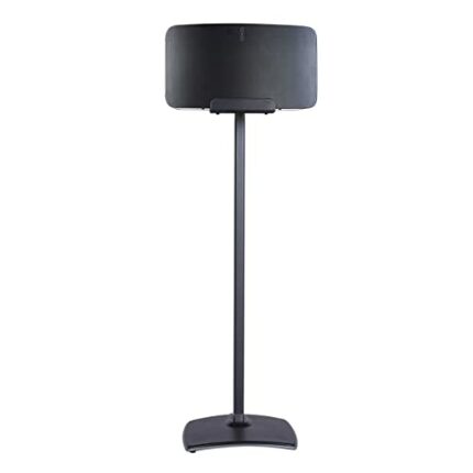 SANUS Wireless Speaker Stand for Sonos Five and Sonos Play:5 - Audio Enhancing Design for Vertical & Horizontal Audio with Built-in Cable Managem