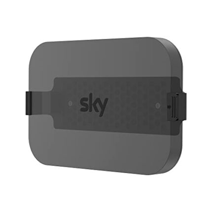 SPORTLINK Sky Q Mini Box Wall Mount Bracket Clip - Fits Models EM150, 32D0xx, 32D1xx Zero Remote Signal Loss Keeps Box Cool Includes Fittings