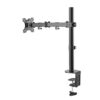 Newstar FPMA-D550BLACK Full Motion Desk Mount (clamp & grommet) for 10-30" Monitor Screen, Height Adjustable - Black