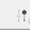 Aqualisa 901506 Harmony Handset/Shower Head, Chrome, Grey
