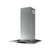 60cm Curved Glass Chimney Hood - Stainless Steel