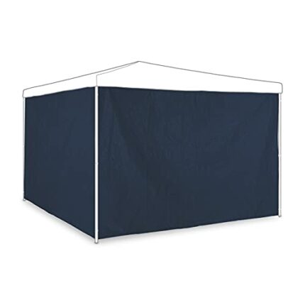 Relaxdays Side Panels Set of 2 Side Wall for 3 x 2 m Gazebos, Waterproof, Without Windows, Plastic, Dark Blue