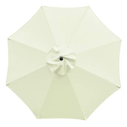 Sunnyglade 9ft Patio Umbrella Replacement Canopy Market Umbrella Top Outdoor Umbrella Canopy with 8 Ribs