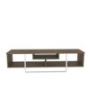DECOROTIKA Asal 150 cm Wide TV Unit Media Console for TVs up to 65 inch (White and Black)