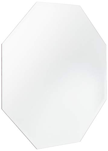 Darice Octagon Glass Mirror W/Bevel Edge Bulk-12-inch, Other, Multicoloured, 0.76 x 33.02 x 33.02 cm