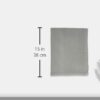 Today 576334 Cotton Bed Base Cover - Non-Woven Fabric/Polypropylene, Cotton, Zinc, 160x200 cm